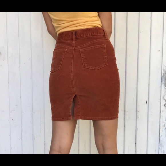 The Gap burnt orange Fall skirt - Picture 2 of 3